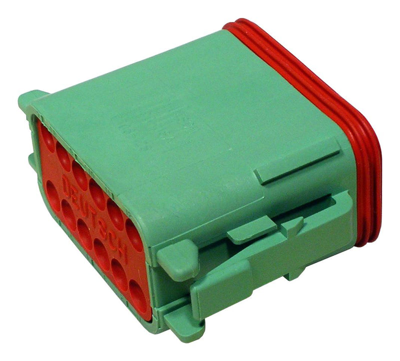 DEUTSCH - TE CONNECTIVITY DT06-12SC Automotive Connector Housing, DT, Plug, 12 Ways, AMP DT Series Size 16 Socket Contacts