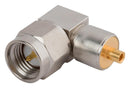 AMPHENOL SV MICROWAVE SF2915-6605 RF COAXIAL CONN, SMA R/A PLUG, 50 OHM