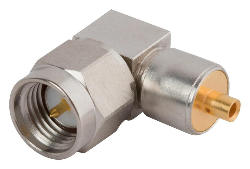 AMPHENOL SV MICROWAVE SF2915-6605 RF COAXIAL CONN, SMA R/A PLUG, 50 OHM