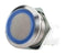 ITW SWITCHES H48M-112B Vandal Resistant Switch, Ring Illumination, H48M Series, 19.56 mm, SPDT-DB, Momentary, Round