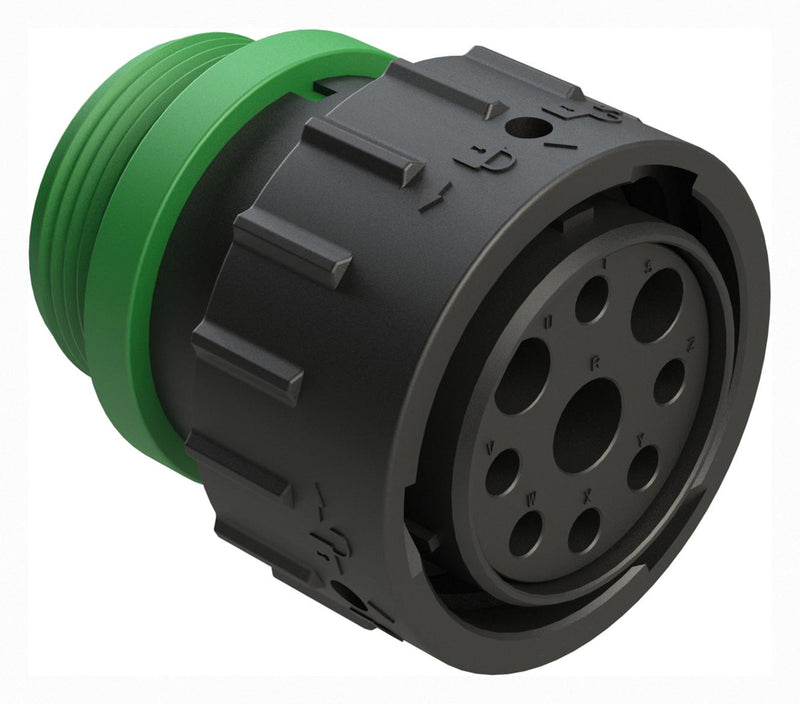 AMPHENOL SINE/TUCHEL AHDP06-24-09SN-STA CIRCULAR CONNECTOR, PLUG, 24-09, CRIMP