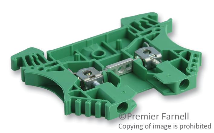 WEIDMULLER 1020090000 TERMINAL BLOCK, DIN RAIL, 2 POSITION, 30-12AWG