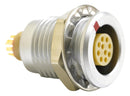 Multicomp PRO MCEGG1BC310KS MCEGG1BC310KS Circular Connector MC 1BC Panel Mount Receptacle 10 Contacts Solder Socket Push-Pull