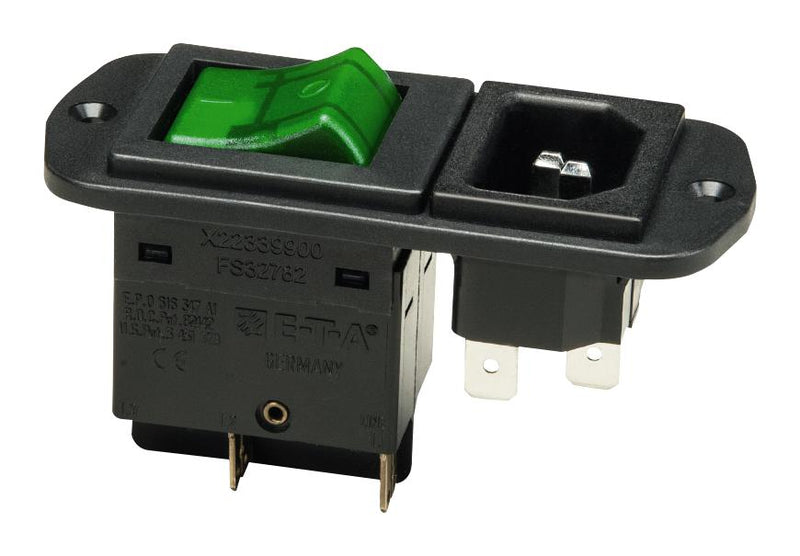 ETA 3130-FA2A-P7T1-W01Q-1A-A040001M Thermal Circuit Breaker, 3130, 1 A, 2 Pole, 50 V, 250 V, Panel