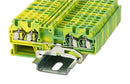 MULTICOMP PRO MP012887 DIN Rail Mount Terminal Block, 4 Ways, 28 AWG, 12 AWG, 2.5 mm&sup2;, Clamp