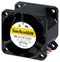 SANYO DENKI 9WL0412P3G001 DC Axial Fan, 12 V, Square, 40 mm, 28 mm, Ball Bearing, 19.7 CFM