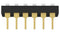 ALCOSWITCH - TE CONNECTIVITY ADEN06TTU04 DIP SW, 6CKT, SPST, 0.025A, 24VDC, TH