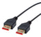 ROLINE 11.04.5960 Audio / Video Cable Assembly, DisplayPort Plug, DisplayPort Plug, 3.3 ft, 1 m, Black
