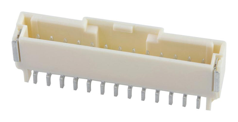 MOLEX 502352-1300 Pin Header, R/A, Wire-to-Board, 2 mm, 1 Rows, 13 Contacts, Surface Mount Right Angle