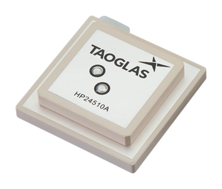 TAOGLAS HP24510A RF Antenna, 1.593 to 1.610GHz, GPS/GNSS/Glonass/Galileo/BeiDou/QZSS/SBAS/L-Band, 2.46dBi, 50 ohm