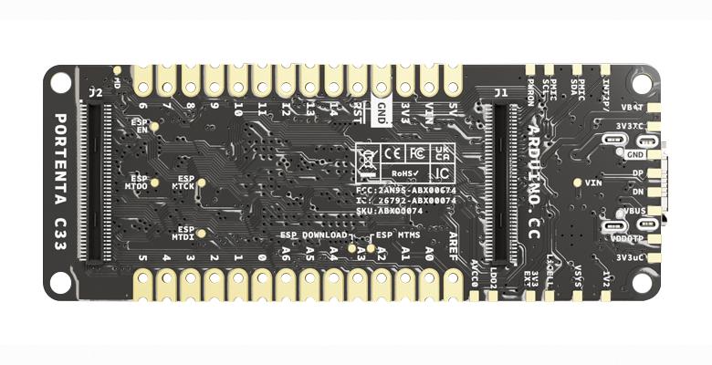 Arduino ABX00074 ABX00074 SBC Portenta C33 R7FA6M5BH2CBG ARM Cortex-M33 32bit 512KB RAM 16MB Flash Wifi New