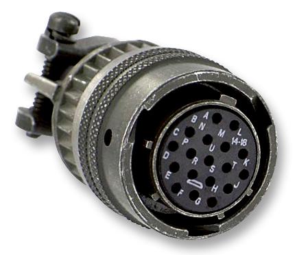 AMPHENOL AEROSPACE MS3116F14-18S Circular Connector, MIL-DTL-26482 Series I, MIL-DTL-26482 I, Straight Plug, 18 Contacts
