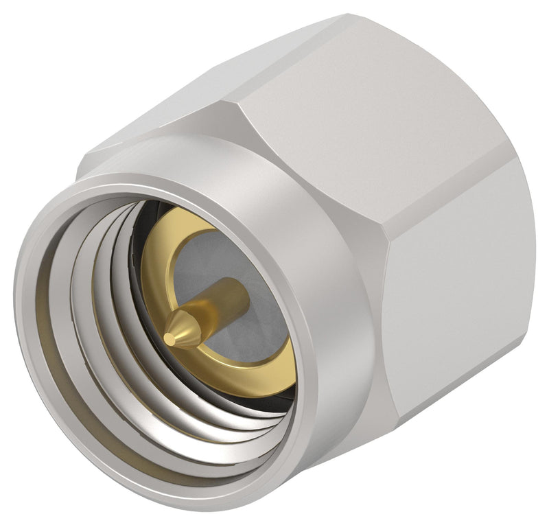TE CONNECTIVITY 2466282-1 RF / Coaxial Connector, SMA Coaxial, Straight Plug, Solder, 50 ohm, RG405, Beryllium Copper