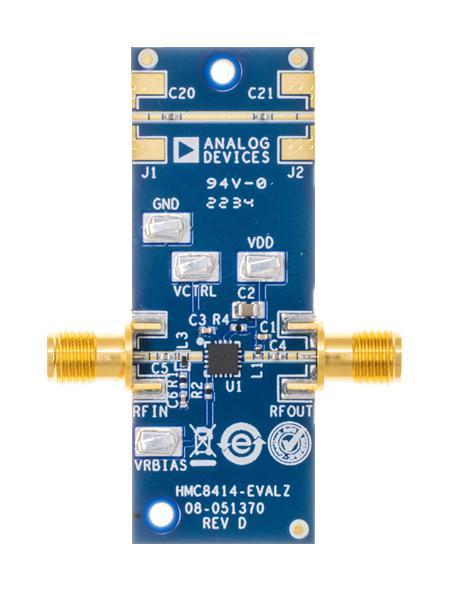 ANALOG DEVICES HMC8414-EVALZ Evaluation Board, HMC8414ACPZN, Low Noise Amplifier (LNA), RF / IF