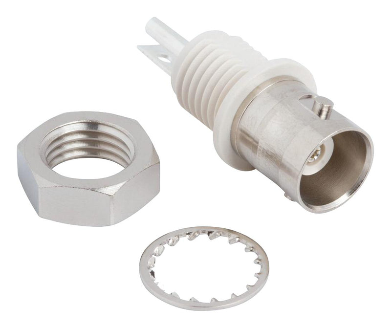 AMPHENOL RF 031-10 RF / Coaxial Connector, BNC Coaxial, Straight Bulkhead Jack, Solder, 50 ohm 31-10