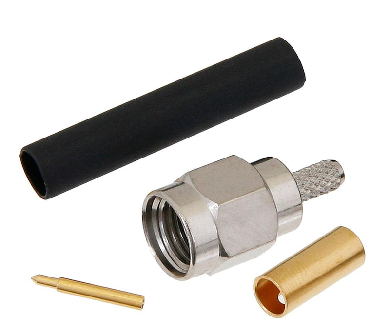 FAIRVIEW MICROWAVE FMCN1351 RF COAX CONN, SMA PLUG, 50 OHM, 12.4GHZ