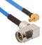 AMPHENOL SV MICROWAVE 7032-7242 CABLE ASSY, R/A, SMPM JACK-SMA PLUG, 24"