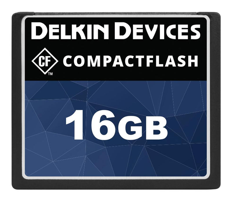 DELKIN DEVICES CF16APBGS-FD000-D Flash Memory Card, Compact Flash Card, 16 GB, 5 V, 0 &deg;C, 70 &deg;C, C650 Series