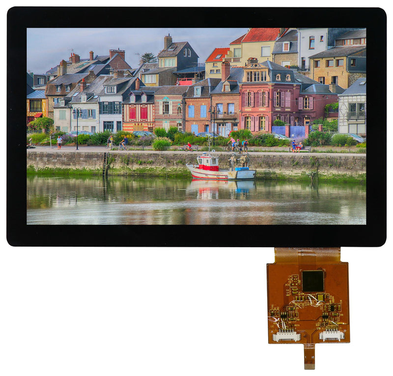 MULTICOMP PRO MP015126 TFT LCD, 7 ", 1024 x 600 Pixels, WSVGA, Landscape, RGB, 5V