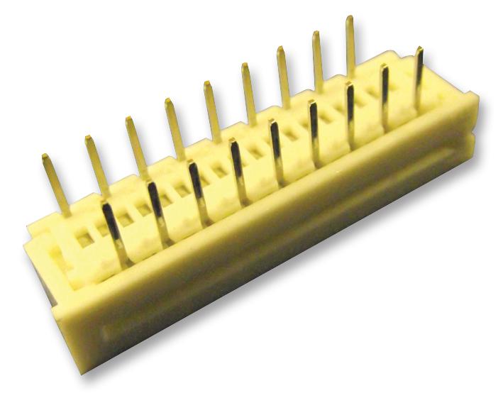 MOLEX 39-53-2184 FFC / FPC Board Connector, 1.25 mm, 18 Contacts, Receptacle, 5597 Series, Through Hole, Top