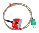 Labfacility H/MAGNET-K-1M-MP (4.5KG PULL) H/MAGNET-K-1M-MP PULL) Thermocouple Horseshoe K -50 &deg;C 250 Stainless Steel 3.28 ft 1 m New