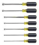 KLEIN TOOLS 647 Nut Driver Set, Hollow Shaft, Metric, 6 " Shaft, 7 Piece