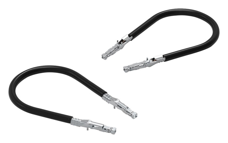WURTH ELEKTRONIK 657657612030 Cable Assembly, PVC, 12AWG, Crimp Terminal Socket to Crimp Terminal Socket, 11.8 ", 300 mm