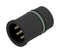 AMPHENOL CONEC 43-01638 Sensor Connector, M12, Male, 8 Positions, Solder Pin, Straight Panel Mount