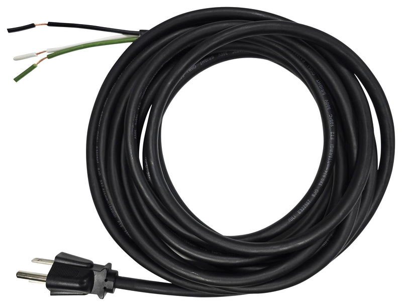 MULTICOMP PRO MC-458-DC POWER CORD, NEMA 5-15P-FREE END, 15