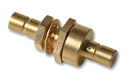 Radiall R114753000 R114753000 RF / Coaxial Adapter SMB Plug Straight Bulkhead 50 ohm