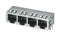 PHOENIX CONTACT 1149849 Modular Connector, RJ45 Jack, 1 x 4 (Ganged), 8P8C, IP20, Through Hole Mount