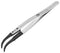 IDEAL-TEK 242BCCFR.SA.1.IT 242BCCFR.SA.1.IT Tweezer Replaceable Tip ESD Safe Curve Round 115 mm Stainless Steel Body New