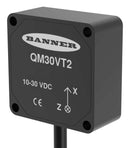 BANNER ENGINEERING QM30VT2-QP Vibration/Temperature Sensor, 9mA, 30VDC