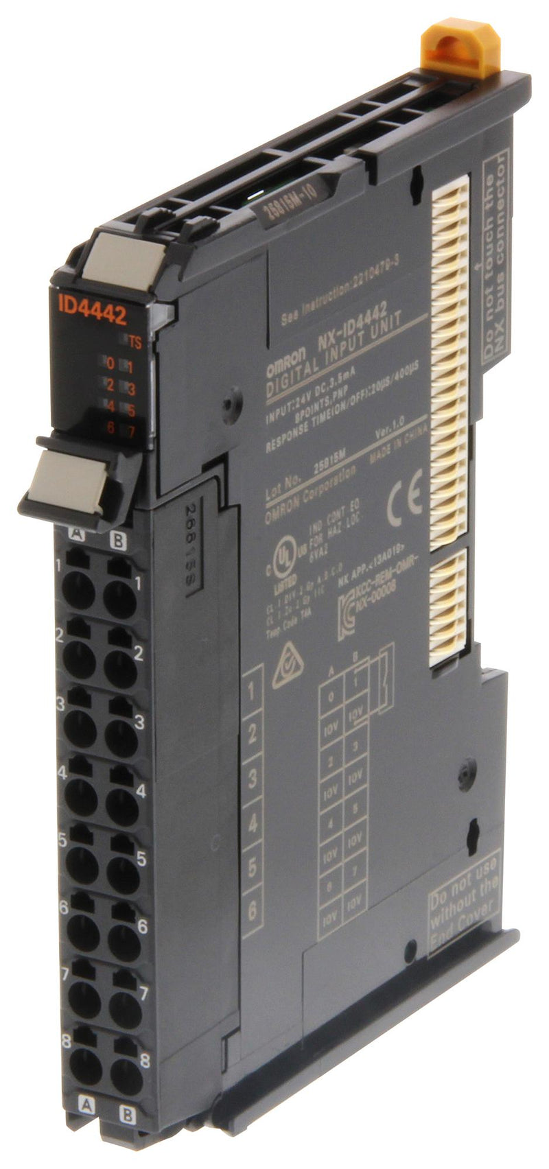 Omron Industrial Automation NX-ID4442 NX-ID4442 Digital I/P MOD 8 PNP 24VDC