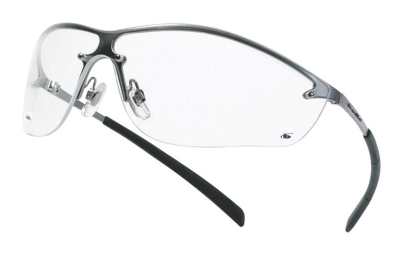 BOLLE SAFETY SILPSI Safety Glasses, Anti-Fog/Scratch, Clear Lens