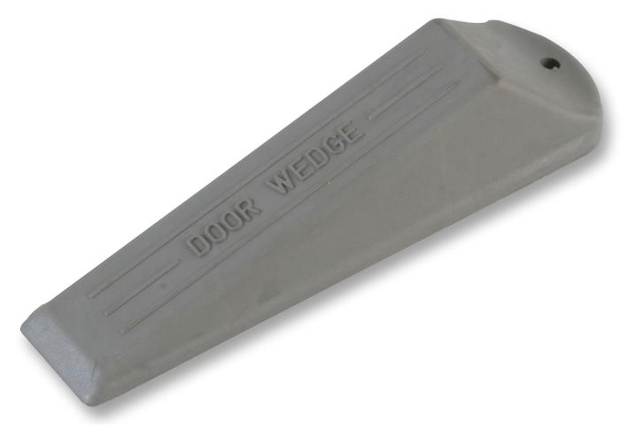 DURATOOL D00988 140mm Rubber Door Wedges, Grey - 5 Pack