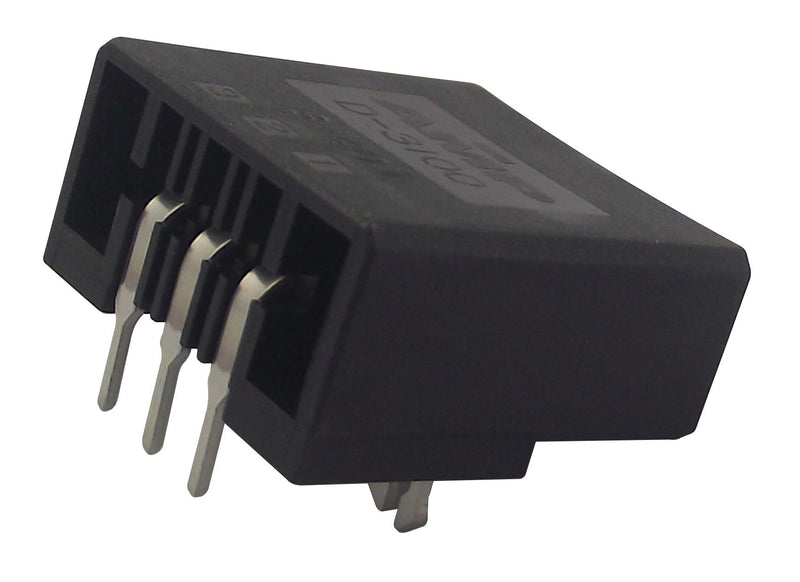 AMP - TE CONNECTIVITY 1-316131-3 Pin Header, Wire-to-Board, 5.08 mm, 1 Rows, 6 Contacts, Through Hole Right Angle, Dynamic D-3200S