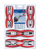 KNIPEX 00 20 04 V01 Plier Set, Circlip, Internal & External, 8 Pieces