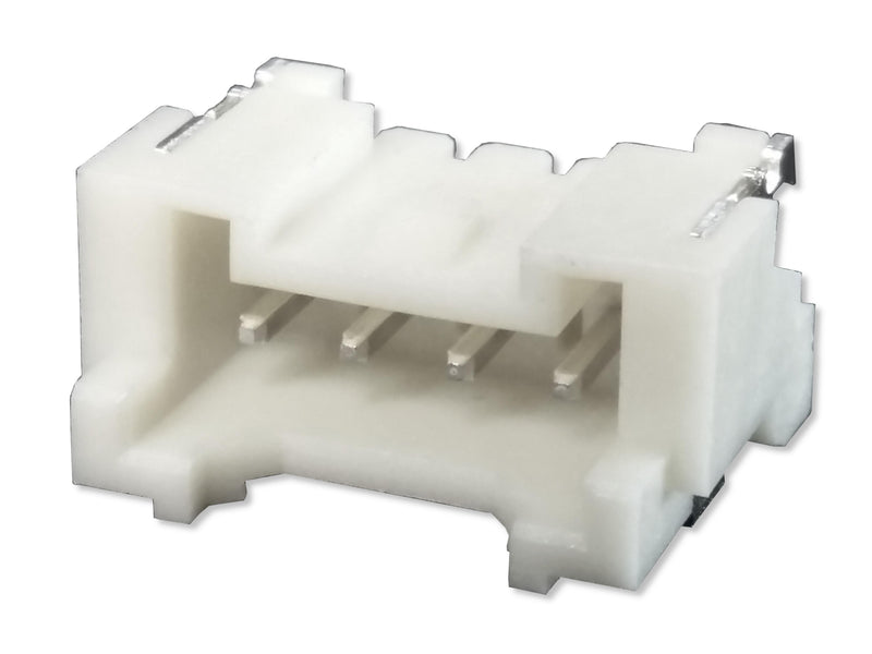 MULTICOMP PRO MP013280 Pin Header, Wire-to-Board, 2 mm, 1 Rows, 4 Contacts, Surface Mount Right Angle, MP W2B LOCK 2MM