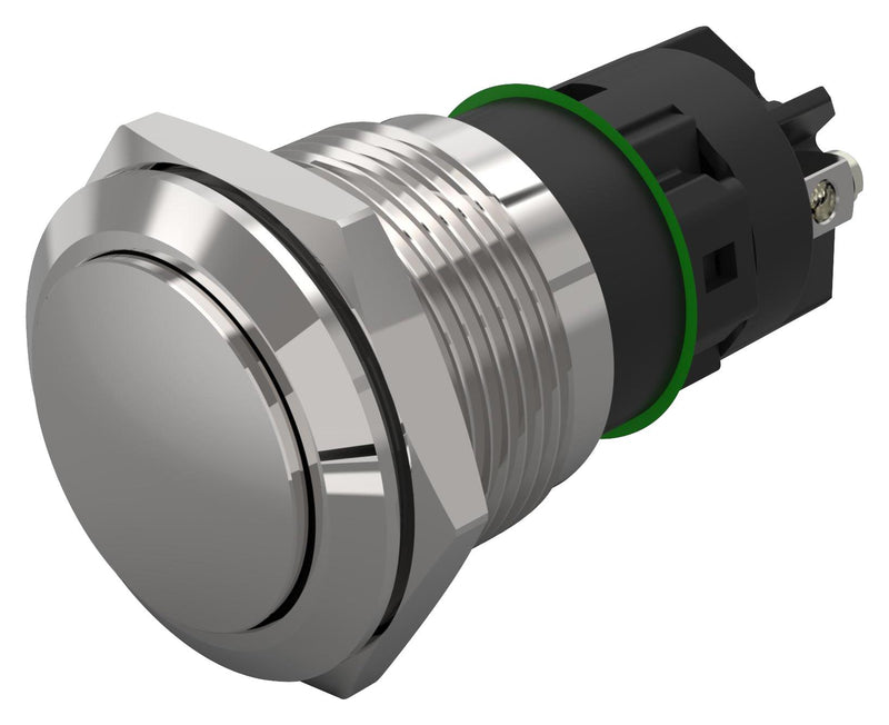 EAO 82-5562.1000 Vandal Resistant Switch, 82 Series, 19 mm, SPDT, Momentary, Round