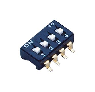 NIDEC COMPONENTS CFS-0402TA DIP / SIP Switch, 4 Circuits, Slide, Surface Mount, 4PST-NO, 6 V, 100 mA