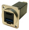 CLIFF ELECTRONIC COMPONENTS CP30235M USB Adapter, Metal, CSK, USB Type C Receptacle + USB Type A Receptacle, USB 3.0