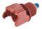 HARTING 09930010106 Heavy Duty Connector, Red, M8 Bolt, Base, Panel Mount, Top Entry, Nylon (Polyamide) Body, 1 Lever