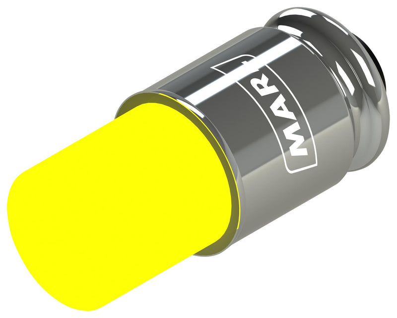 MARL 205-521-23-38 LED Replacement Lamp, Midget Groove / S5.7s, Yellow, T-1 3/4 (5mm), 500 mW, 590 nm, 16 cd