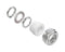 WEIDMULLER VG 21 HQ EMV68 11-15.5 Cable Gland, RockStar, Brass, 11 mm, 15.5 mm
