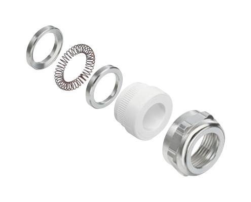WEIDMULLER VG 21 HQ EMV68 11-15.5 Cable Gland, RockStar, Brass, 11 mm, 15.5 mm