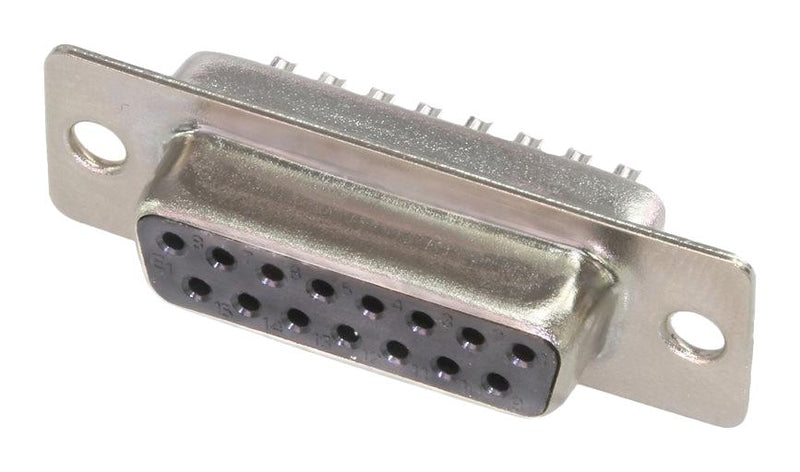 AMPHENOL CABLES ON DEMAND CN-DSUB15SKT0-000 D SUB CONN, RCPT, 15POS, DA, SOLDER CUP