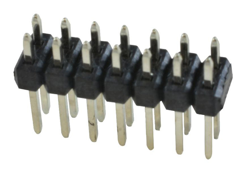 MOLEX 10-89-7141 Pin Header, Wire-to-Board, 2.54 mm, 2 Rows, 14 Contacts, Through Hole Straight