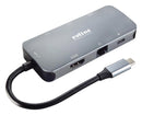 ROLINE 12.02.1121 Docking Station, 6-in-1, Gigabit Ethernet, HDMI, USB 3.2, USB Type C (Data), USB Type C PD(100 W)