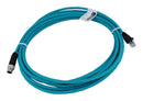 LUMBERG AUTOMATION 0985 706 103/5M Sensor Cable, M12 Plug, RJ45 Plug, 4 Positions, 5 m, 16.4 ft